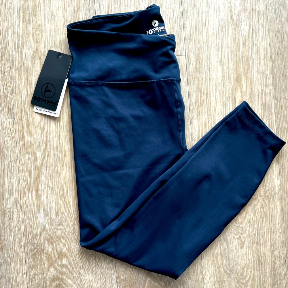Navy workout leggings